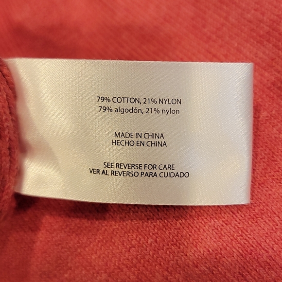 🌷H.P.❤Eddie Bauer Raspberry Zip Sweater - Picture 5 of 5